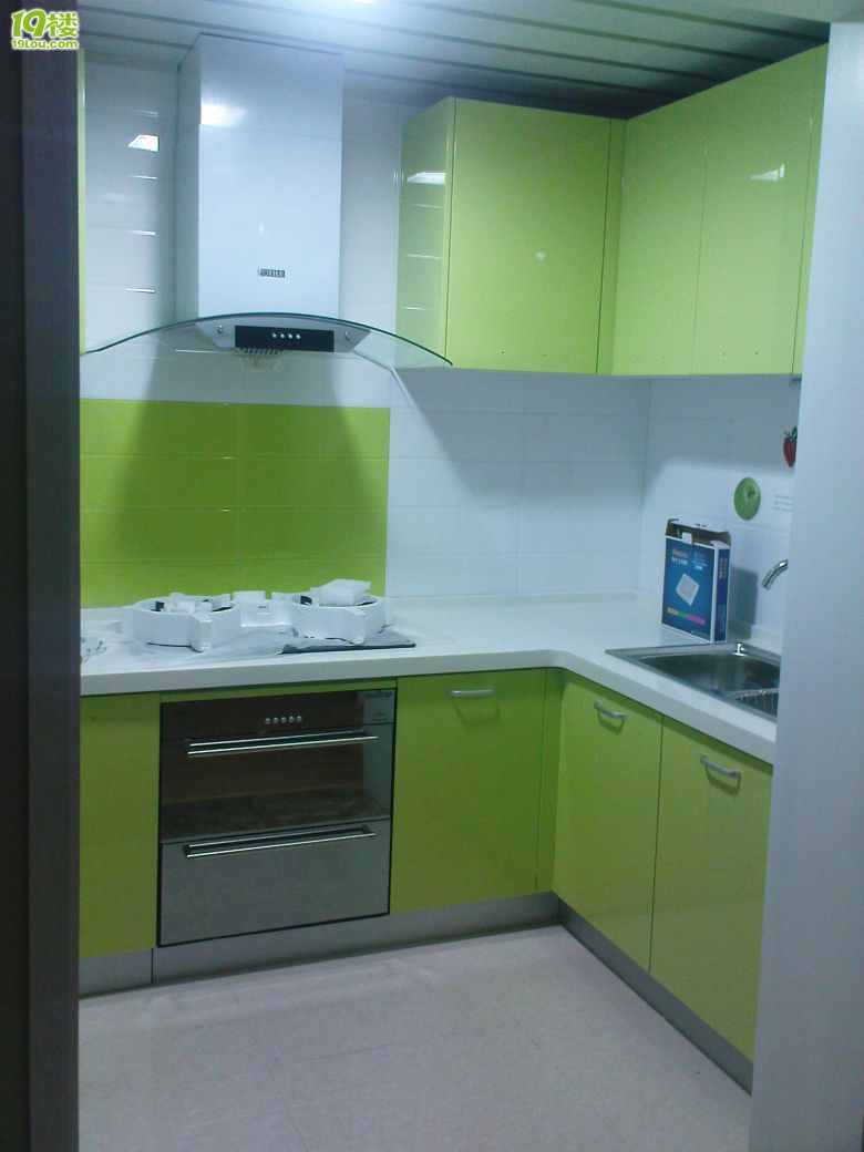 整体厨房 绿色